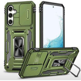 Ударостійкий чохол Camshield Army Ring для Samsung Galaxy S26 Оливковий / Army Green