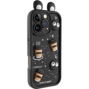 Чехол TPU Toys Case with Ears для Apple iPhone 16 Pro (6.3") Black
