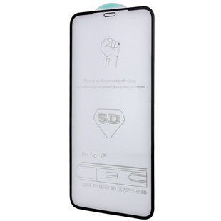 Защитное стекло 5D Hard (full glue) (тех.пак) для Apple iPhone 13 Pro Max / 14 Plus (6.7") Черный