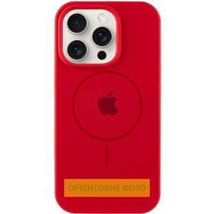 Чехол Silicone Case Full Protective (AA) V2 with MagSafe для Apple iPhone 16 Pro Max (6.9") Красный / Red