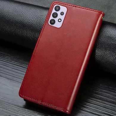 Кожаный чехол книжка GETMAN Gallant (PU) для Samsung Galaxy A13 4G Красный