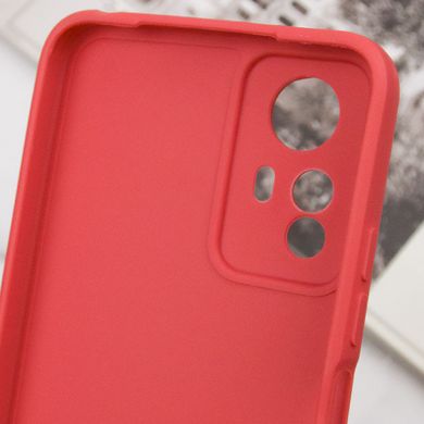 Силиконовый чехол Candy Full Camera для Xiaomi Redmi Note 12S Красный / Camellia