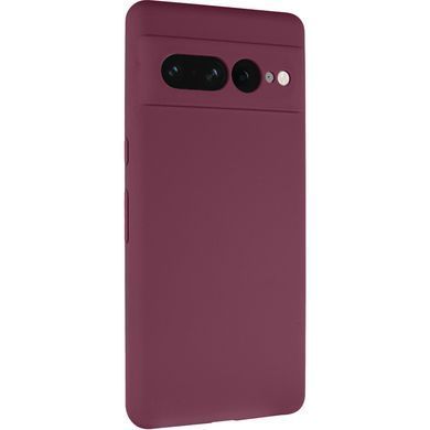 Чехол Silicone Cover Lakshmi Full Camera (AAA) для Google Pixel 7 Pro Бордовый / Plum