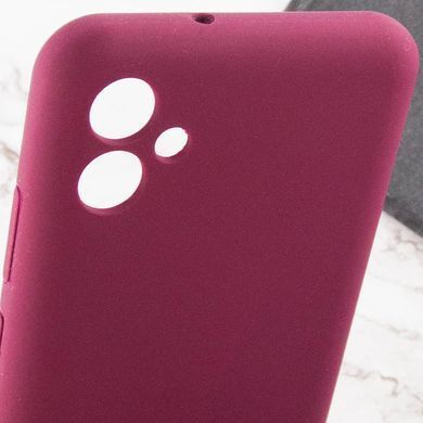 Чехол Silicone Cover Lakshmi Full Camera (AAA) для Samsung Galaxy A06 Бордовый / Plum