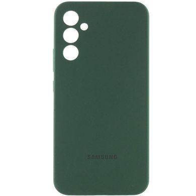 Чехол Silicone Cover Lakshmi Full Camera (AAA) with Logo для Samsung Galaxy A34 5G Зеленый / Cyprus Green