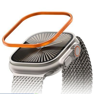 Защитная рамка BlueO Titanium Frame для Apple Watch Ultra 1/2/3 49mm Orange