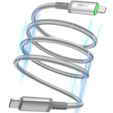 Уценка Дата кабель WIWU C083 Maglink Type-C to Lightning 27W (1m) Мятая упаковка / Grey