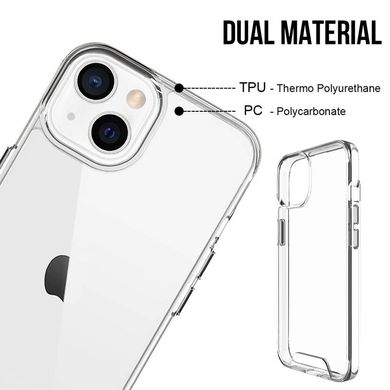 Уцінка Чохол TPU Space Case transparent для Apple iPhone 14 (6.1") Естетичний дефект / Прозорий