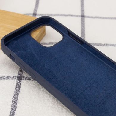 Чехол Silicone Case Full Protective (AA) для Apple iPhone 16 Pro (6.3") Темно-синий / Midnight blue