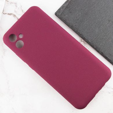 Чехол Silicone Cover Lakshmi Full Camera (AAA) для Samsung Galaxy A06 Бордовый / Plum