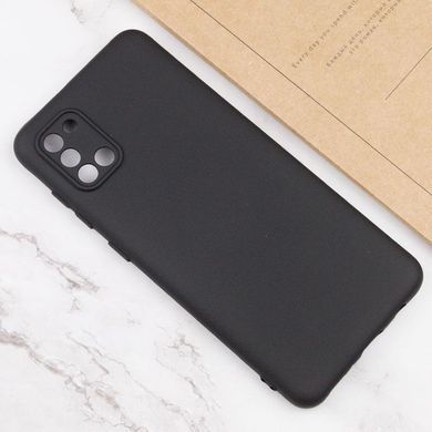 Чохол TPU GETMAN Liquid Silk Full Camera для Samsung Galaxy A31 Чорний / Black