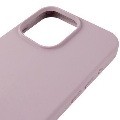 Чохол Silicone Case (AA) Logo with MagSafe для Apple iPhone 15 Pro Max (6.7") Сірий / Lavender