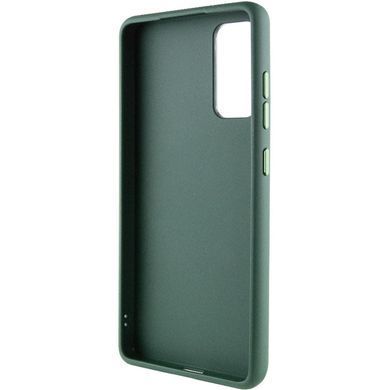 TPU чехол Bonbon Metal Style with Magnetic Fit для Samsung Galaxy A35 Зеленый / Army Green