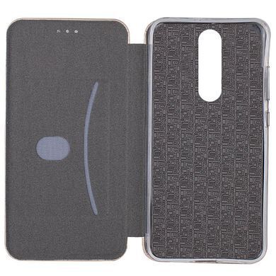 Шкіряний чохол-книжка Classy для Xiaomi Redmi 8 Золотий