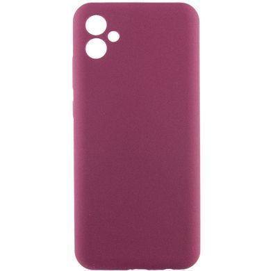 Чехол Silicone Cover Lakshmi Full Camera (AAA) для Samsung Galaxy A06 Бордовый / Plum