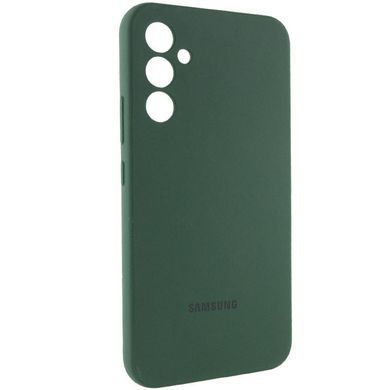 Чехол Silicone Cover Lakshmi Full Camera (AAA) with Logo для Samsung Galaxy A34 5G Зеленый / Cyprus Green