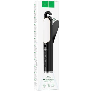 Лампа кемпинговая Hoco HX13 Flashing&Lighting (1200 mAh) Black