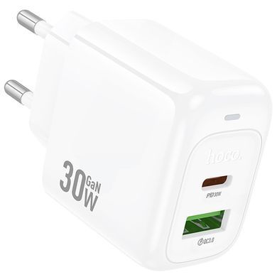 МЗП Hoco CS55A Surplus PD30W+QC3.0 (1USB-A/1C) White