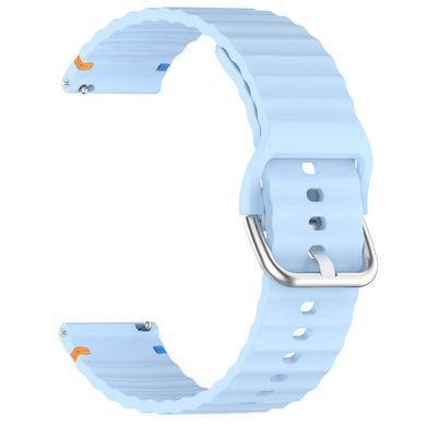 Силиконовый ремешок Wavy для Smart Watch 22mm Light Blue
