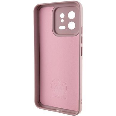 Чехол TPU GETMAN Liquid Silk Full Camera для Xiaomi 13 Pro Розовый / Pink Sand
