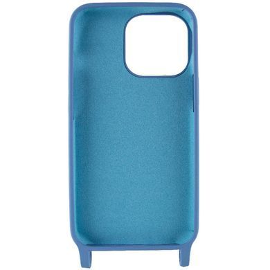 Чехол TPU two straps California для Apple iPhone 13 (6.1") Синий / Cosmos blue