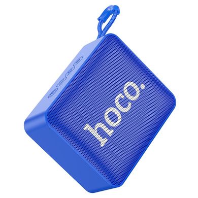 Уценка Bluetooth Колонка Hoco BS51 Gold brick sports Поврежденная упаковка / Blue