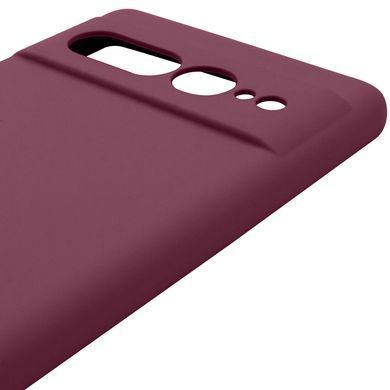 Чехол Silicone Cover Lakshmi Full Camera (AAA) для Google Pixel 7 Pro Бордовый / Plum