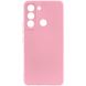 Чохол Silicone Cover Lakshmi Full Camera (AAA) для TECNO Spark 8C Рожевий / Light pink