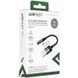 Переходник Acefast J13 USB male to AUX 3.5mm female Black фото 2