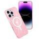 Чехол TPU Galaxy Sparkle Magnetic Fit для Apple iPhone 16 Pro (6.3") Pink+Glitter фото 3