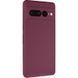 Чехол Silicone Cover Lakshmi Full Camera (AAA) для Google Pixel 7 Pro Бордовый / Plum фото 1