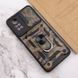 Ударопрочный чехол Camshield Serge Ring Camo для Xiaomi Poco X4 Pro 5G Коричневый / Army Brown фото 5