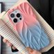 TPU чехол Leaf для Apple iPhone 16 Pro Max (6.9") Pink / Blue фото 2