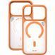 TPU+PC чохол Blueo Frosted Heat Dissip. with MagSafe для Apple iPhone 17 Pro Max / 18 Pro Max (6.9") Помаранчевий / Orange фото 3