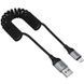 Дата кабель Hoco X121 Nuevo USB to MicroUSB 2.4A (1.5m) Black фото 3