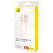Дата кабель Baseus Habitat Series Fast Charging USB to Type-C 100W (2m) (P1036020) Wheat Pink фото 4