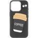 Чехол TPU Leather Toys для Apple iPhone 11 Pro Max (6.5") Coffee / Black фото 2