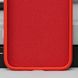 Чехол TPU+Glass Sapphire Midnight with MagSafe для Apple iPhone 15 (6.1") Красный / Red фото 2