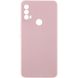 Чохол Silicone Cover Lakshmi Full Camera (AAA) для Motorola Moto E40 Рожевий / Pink Sand
