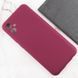 Чехол Silicone Cover Lakshmi Full Camera (AAA) для Samsung Galaxy A06 Бордовый / Plum фото 5