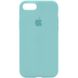 Чохол Silicone Case Full Protective (AA) для Apple iPhone SE (2020) Бірюзовий / Swimming pool
