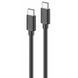 Дата кабель Amaya 77CC Type-C to Type-C 60W (1m) Black фото 1