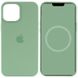 Уценка Чехол Silicone case (AAA) full with Magsafe and Animation для Apple iPhone 12 Pro Max (6.7") Дефект упаковки / Зеленый / Pistachio