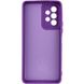 Чохол Silicone Cover Lakshmi Full Camera (A) для Samsung Galaxy A13 4G Фіолетовий / Purple фото 2