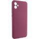 Чехол Silicone Cover Lakshmi Full Camera (AAA) для Samsung Galaxy A06 Бордовый / Plum фото 2