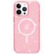 Чехол TPU Galaxy Sparkle Magnetic Fit для Apple iPhone 16 Pro (6.3") Pink+Glitter фото 4