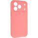 Чохол Silk Full Camera Protective (AA) NO LOGO для Apple iPhone 17 Pro Max / 18 Pro Max (6.9") Коралловый / Pink Orange