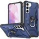 Ударостійкий чохол Pathfinder Ring для Samsung Galaxy S21 FE Синій / Navy
