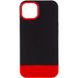 Чохол TPU+PC Bichromatic для Apple iPhone 11 (6.1") Black / Red фото 1