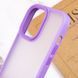 TPU+PC чохол Metal Buttons для Apple iPhone 14 Pro Max (6.7") Бузковий / Light Purple фото 5